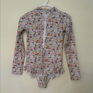 Olivier London liberty print long sleeve rash guard 13-14 yrs
